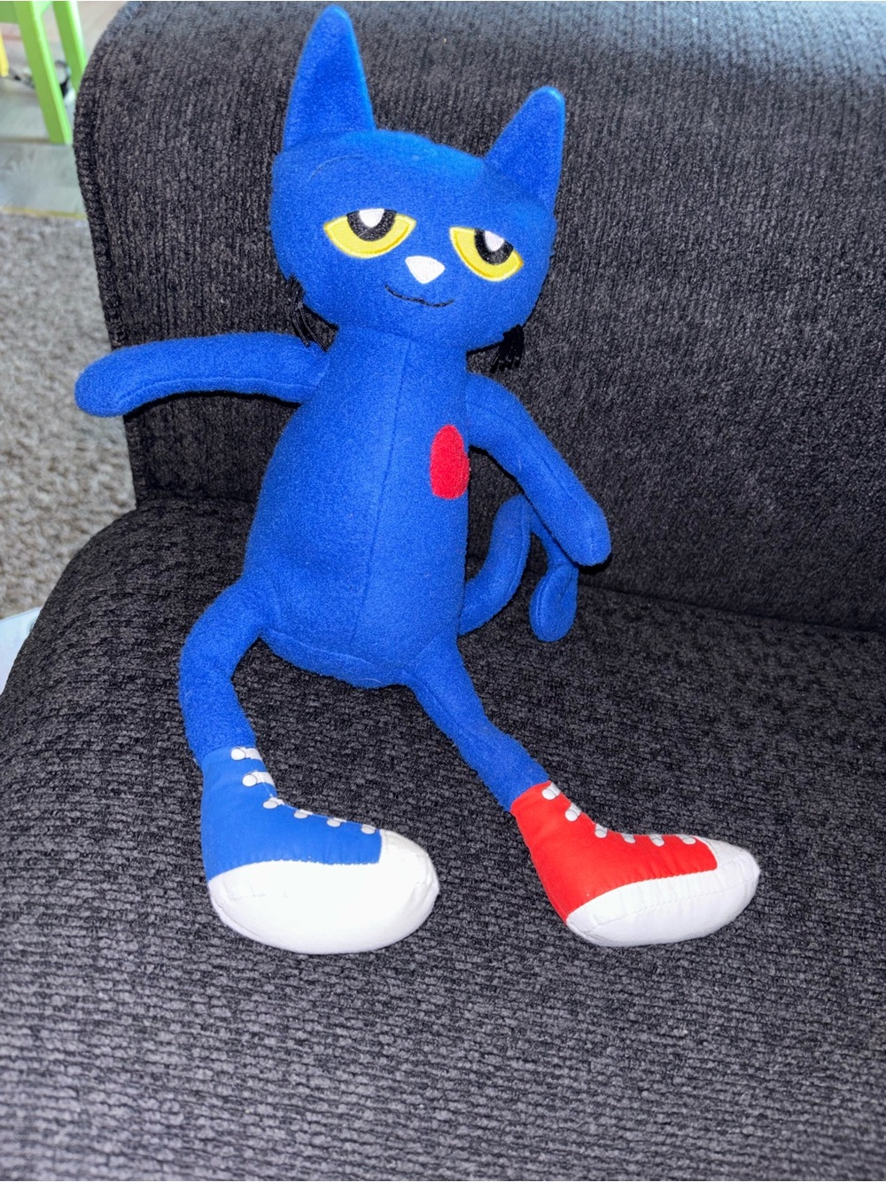 Pete the Cat 11″ Stuffed Plush – Used / Fair Condition – Blue Cat Toy